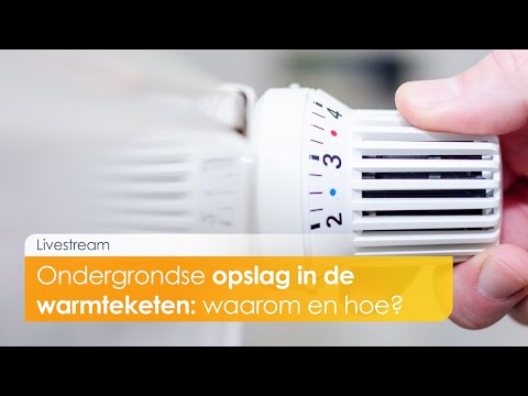 Ondergrondse opslag in de warmteketen: waarom en hoe?