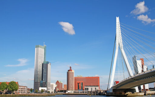 Afbeelding Erasmus brug Rotterdam
