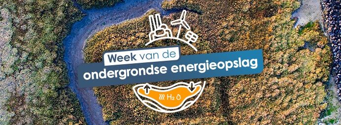 Afbeelding van ondergrond met logo week van de ondergrondse energieopslag 2022