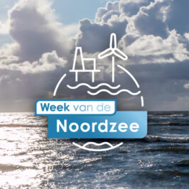Decoratieve afbeelding met logo week van de noordzee