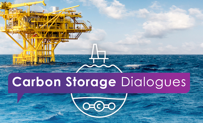 Afbeelding met logo Carbon Storage Dialogues