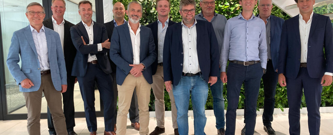 Ondertekenaars van de samenwerkingsovereenkomst Aardwarmte Amersfoort