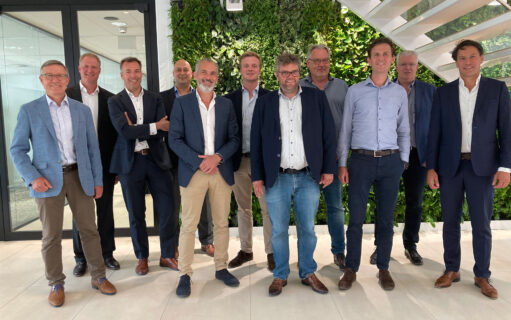 Ondertekenaars van de samenwerkingsovereenkomst Aardwarmte Amersfoort