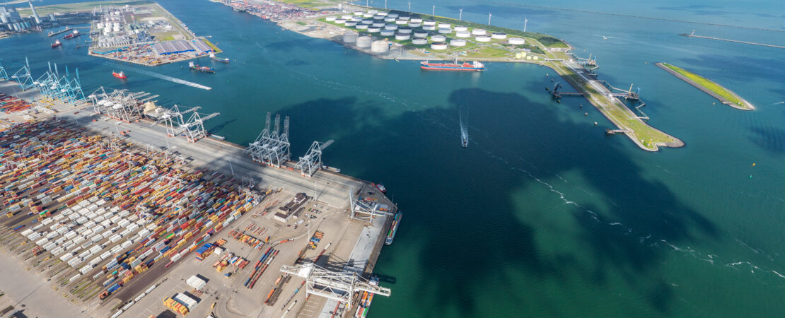 Foto van de Maasvlakte