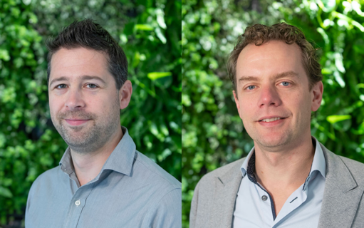 Foto van Marten ter Borgh en Reinout Storm