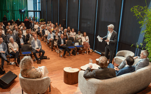 Panel tijdens bijeenkomst Panorama Opslag