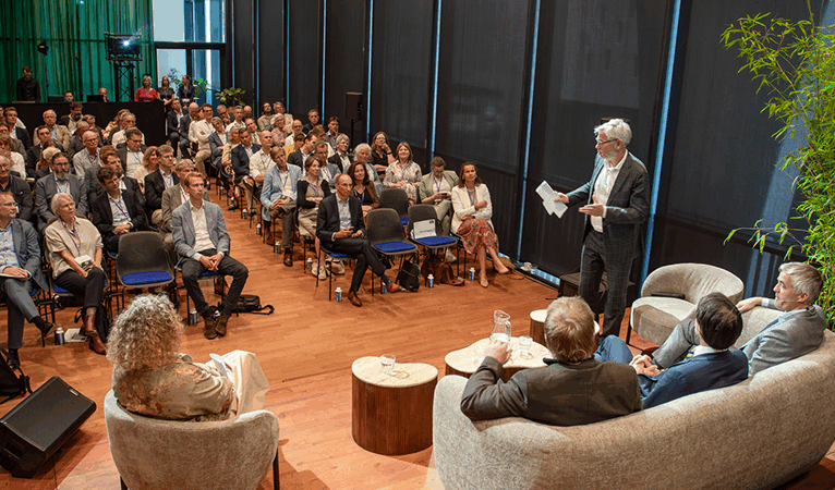 Panel tijdens bijeenkomst Panorama Opslag