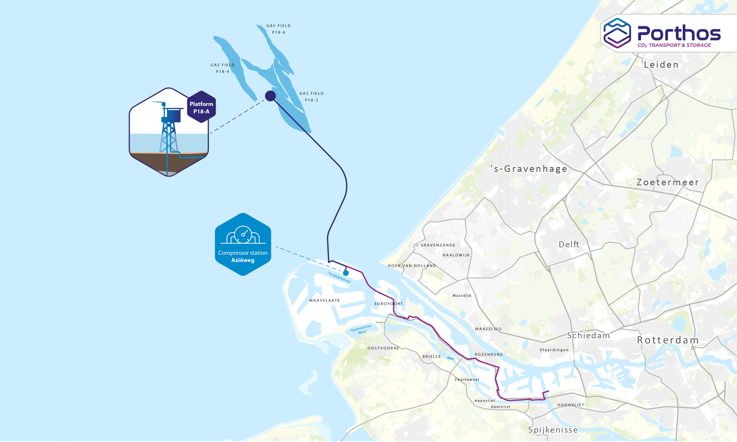Map CCS project Porthos