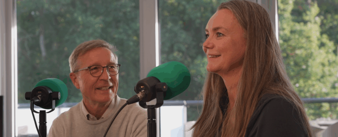 Opname podcast Ecosofie tijdens Springtij 2025