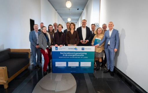 Minister Herman van Klimaat en Groen Groeie ondertekende vandaag het sectorakkoord gaswinning op land