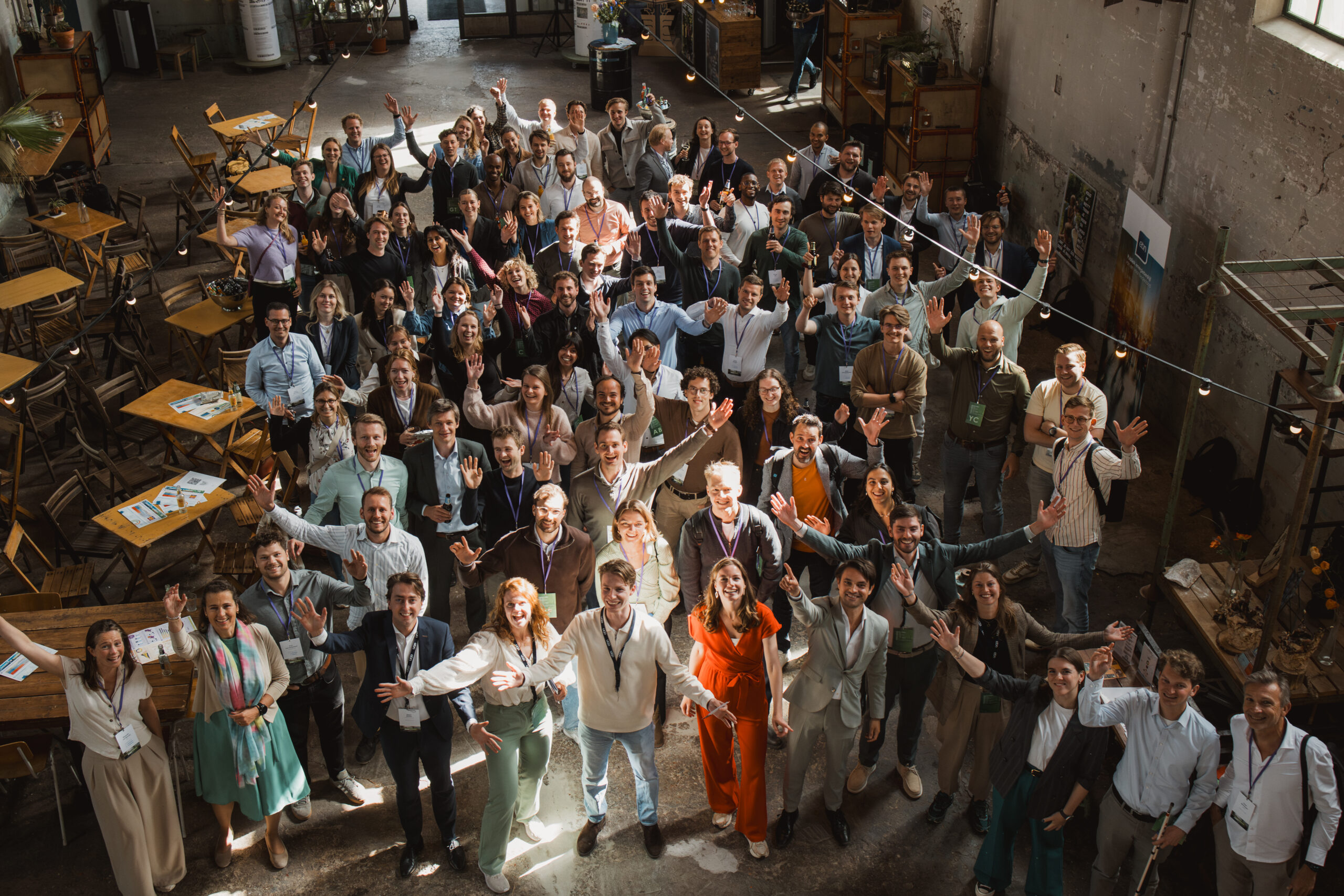 Een groepsfoto van het Young Professionals event van 2025