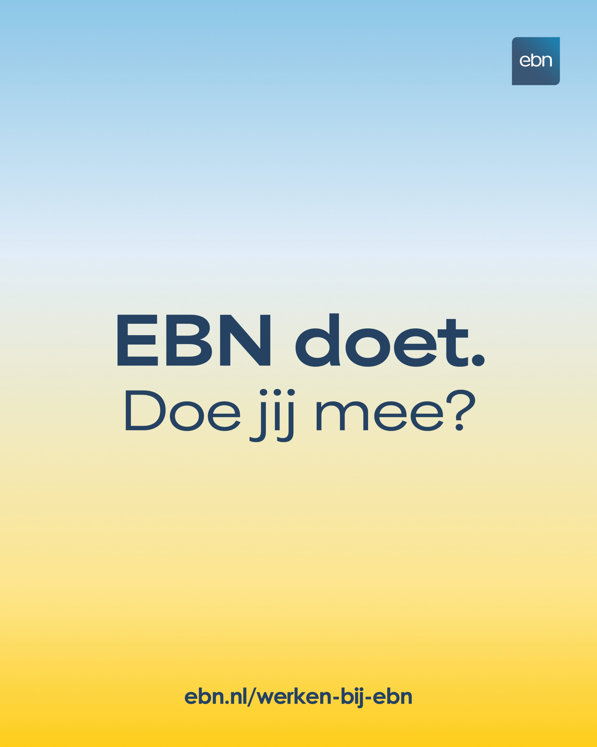 Open Sollicitatie - EBN