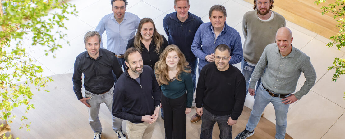 Foto van collega's sales team