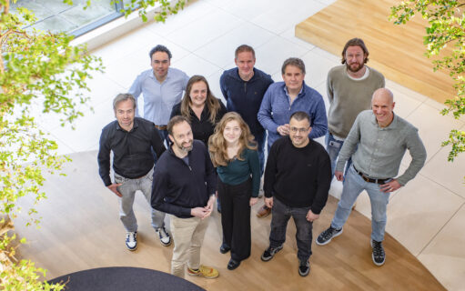 Foto van collega's sales team